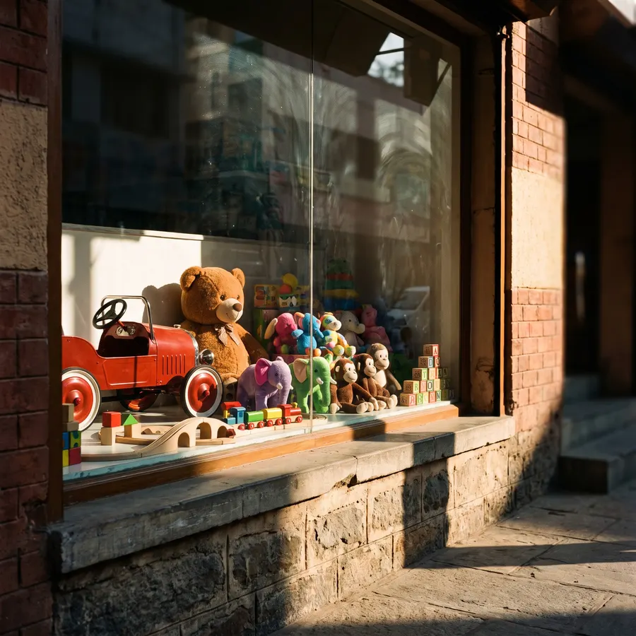 Window display at Collections World, Maduravoyal